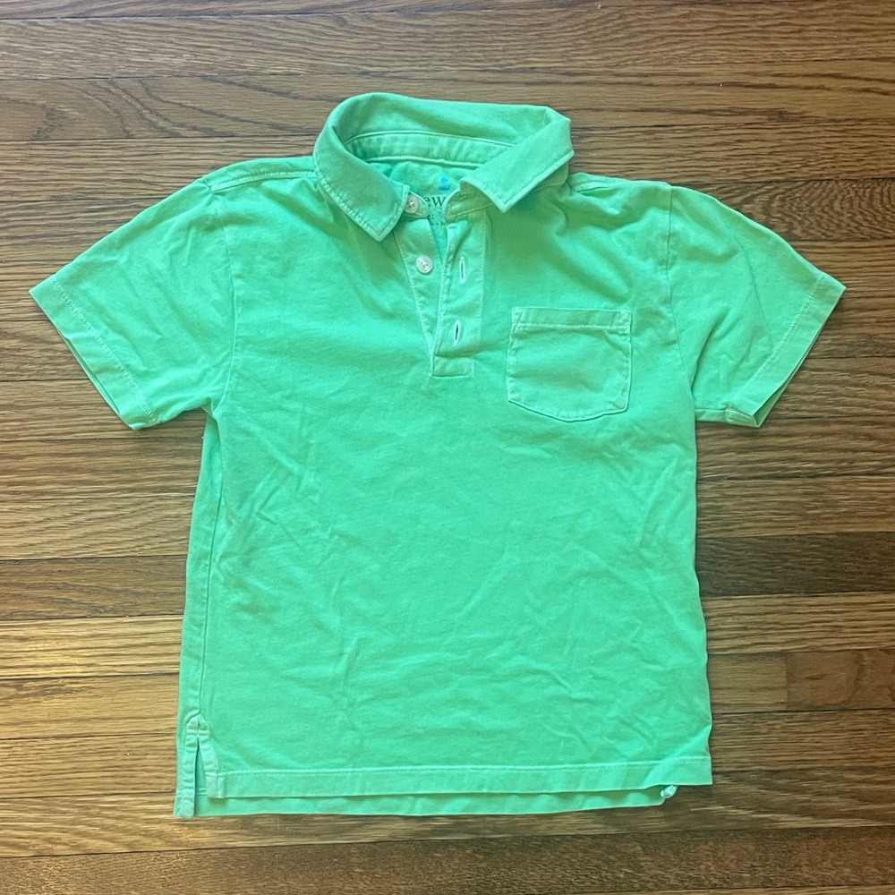 J. Crew Vibrant Green Kids Polo Shirt